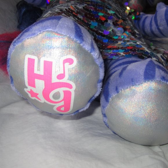 Build A Bear Honey Girls TEEGAN Cat Rock Star wearing Sequin Dress - Picture 3 of 5